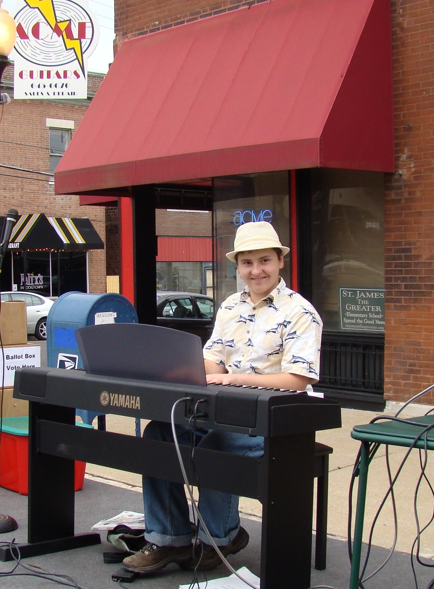 Joe at the Keyboard