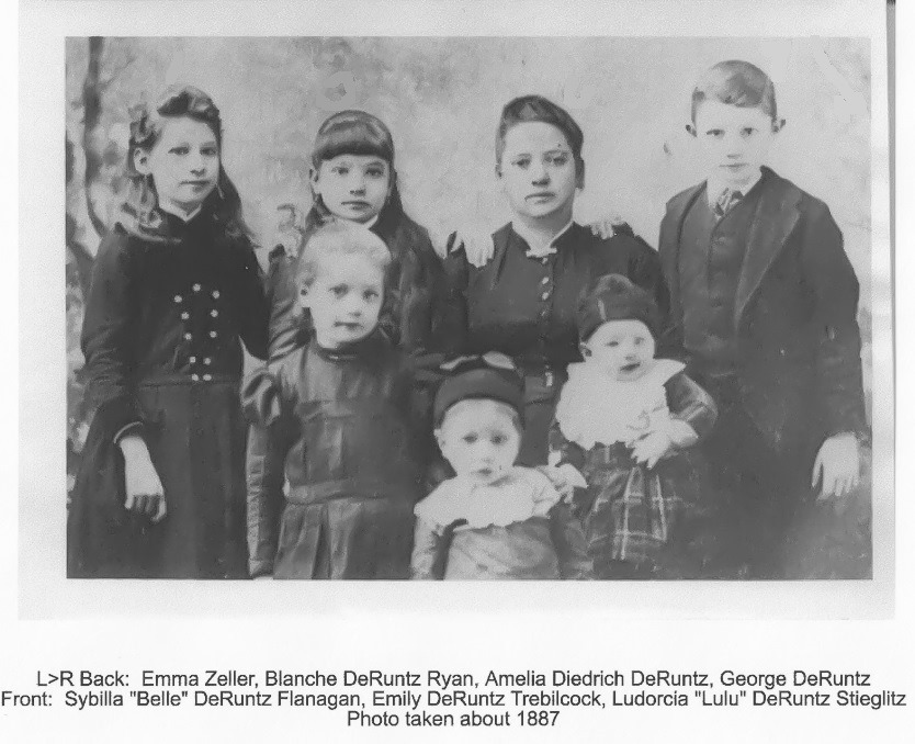 Amelia DeRuntz with Children