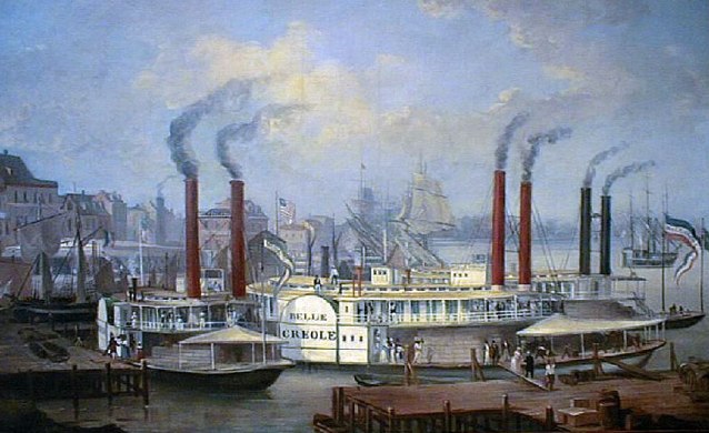 Port of New Orleans - 1840